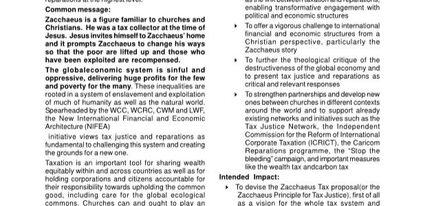The Zacchaeus Project